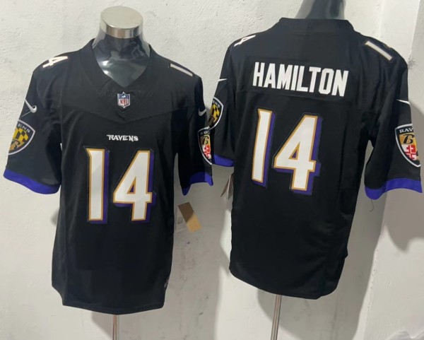 2024 NFL Baltimore Ravens New Pattern Jersey