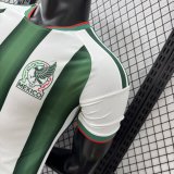 2026 Mexico White Green Special Edition Player Version Soccer Jersey
