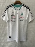 2026 F1 Benz New Pattern Short Sleeve Racing Suit