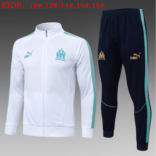 25-26 Marseille High Quality Kids Jacket Tracksuit