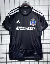 25-26 Colo-Colo Black Goalkeeper Fans Soccer Jersey
