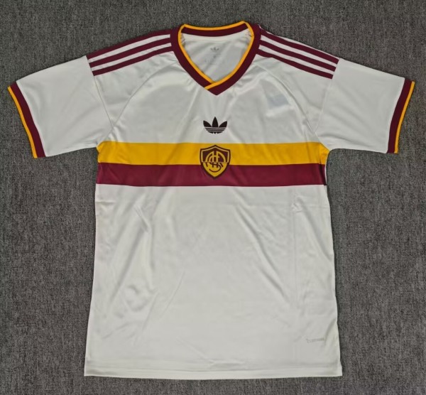 26-27 Roma White Special Edition Fans Soccer Jersey
