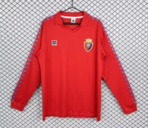 1983 Osasuna Long sleeves Home Retro Soccer Jersey