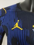 2026 Brazil Away Long Sleeve Player Version Soccer Jersey (长袖球员)