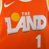 25-26 Cleveland Cavaliers HARDEN #1 Orange City Edition Top Quality Hot Pressing NBA Jersey