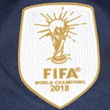 2018 France Home Long Sleeve Retro Soccer Jersey