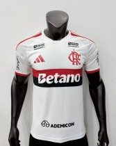 26-27 Flamengo Away Print All Sponsor Player Version Soccer Jersey*全广告