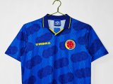 1994 Colombia Away Retro Soccer Jersey