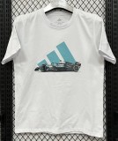 2026 AD White High Quality Pure Cotton Casual T-Shirt