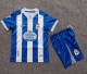 26-27 La Coruna Home Kids Soccer Jersey
