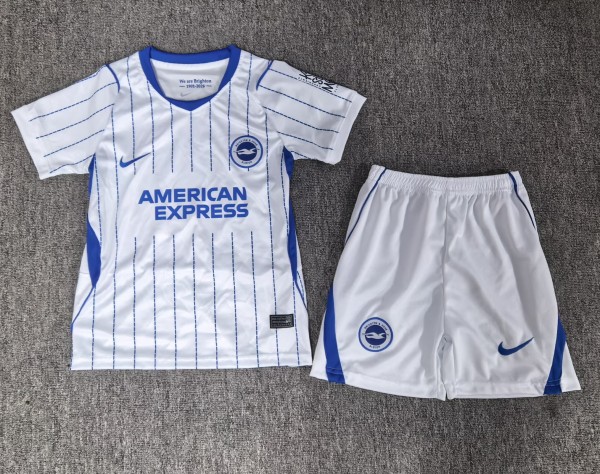 26-27 Brighton Away Kids Soccer Jersey