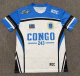 26-27 Congo White Blue Special Edition Fans Soccer Jersey