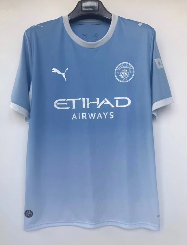 26-27 Man City Home Fans Soccer Jersey 1:1 Thai Quality