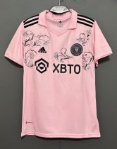 22-23 Inter Miami Home Embroidered Version Fans Soccer Jersey