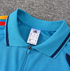 26-27 Spain High Quality PoLo Training Short Suit(With 2 Star)*两颗星