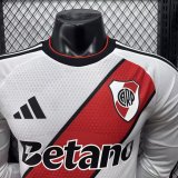 26-27 River Plate Home Long Sleeve Player Version Soccer Jersey*长袖球员