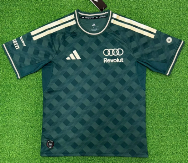 2026 Audi New Pattern Player Version Heat Transfer Printing Short Sleeve Racing Suit