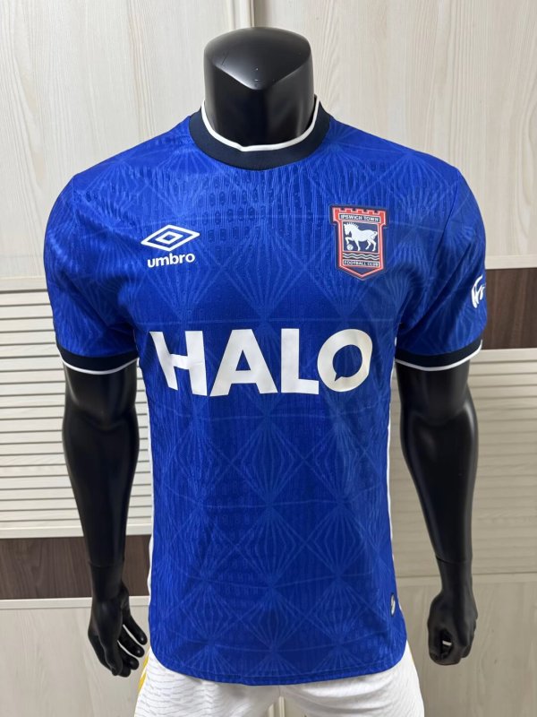 26-27 Ipswich Home Player Version Soccer Jersey