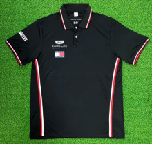 2026 Cadillac New Pattern Heat Transfer Printing Short Sleeve Racing Suit*有领