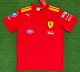 2026 Ferrari New Pattern Player Version Heat Transfer Printing Short Sleeve Racing Suit