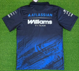 2026 Williams New Pattern Heat Transfer Printing Short Sleeve Racing Suit*有领