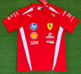 2026 Ferrari New Pattern Player Version Heat Transfer Printing Short Sleeve Racing Suit