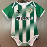 26-27 Real Betis Home Baby Infant Crawl Suit