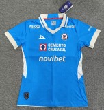 26-27 Cruz Azul Home Women Fans Soccer Jersey (女)