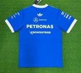 2026 Mercedes New Pattern Heat Transfer Printing Short Sleeve Racing Suit