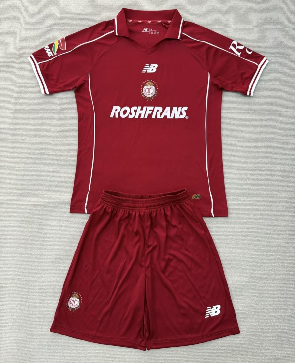 26-27 Toluca Home Kids Soccer Jersey
