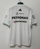 2026 F1 Benz New Pattern Short Sleeve Racing Suit