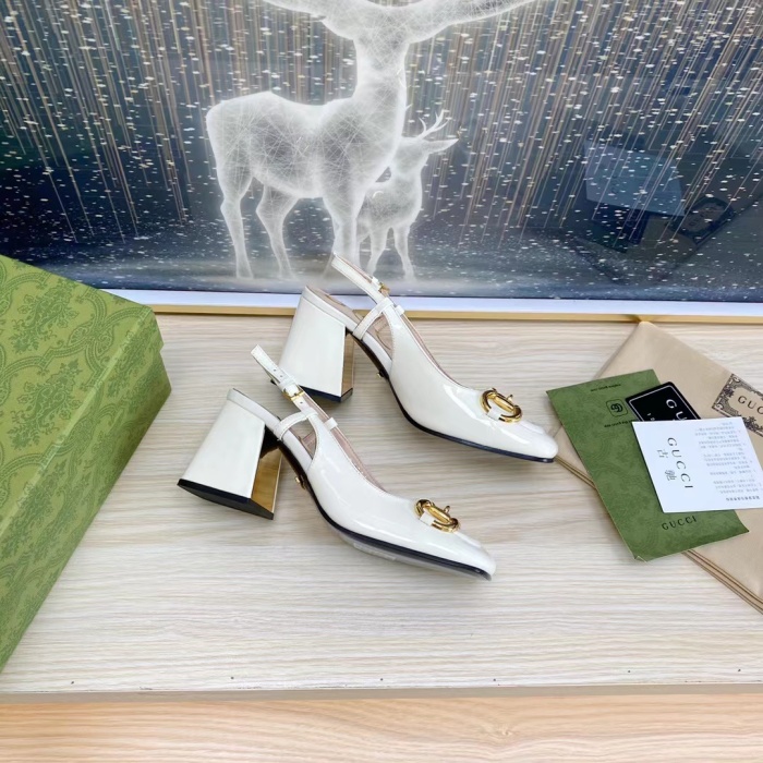 Gucci Slingback With Horsebit Pumps Size 35-41 7-Color