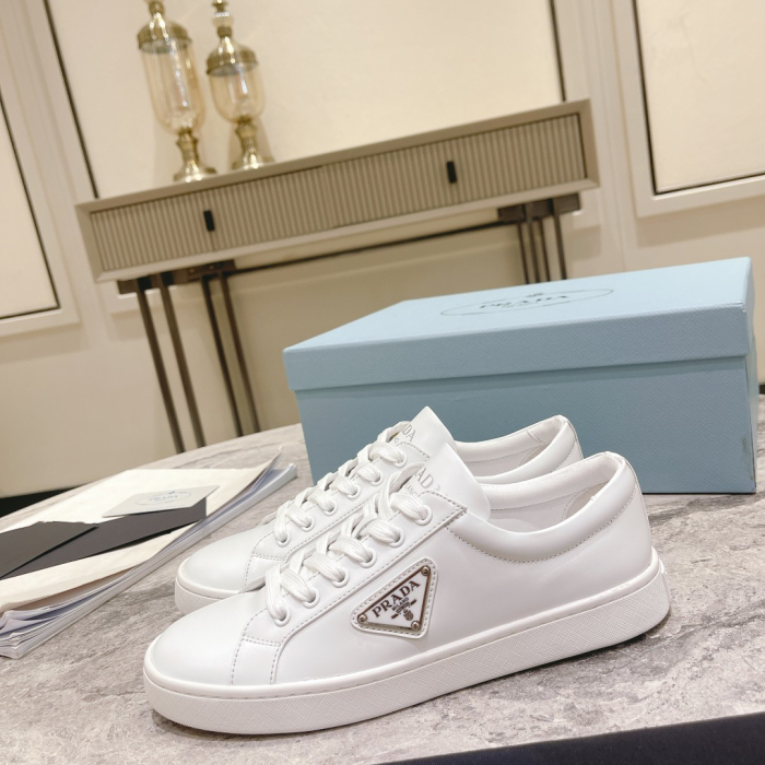 Prada Brushed Leather Sneaker Size 36-45   4-Color