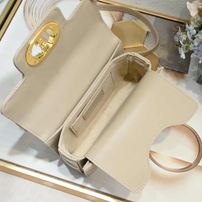 Dior Mini Dior Jolie Top Handle Women Shoulder Bags 19*12*6cm