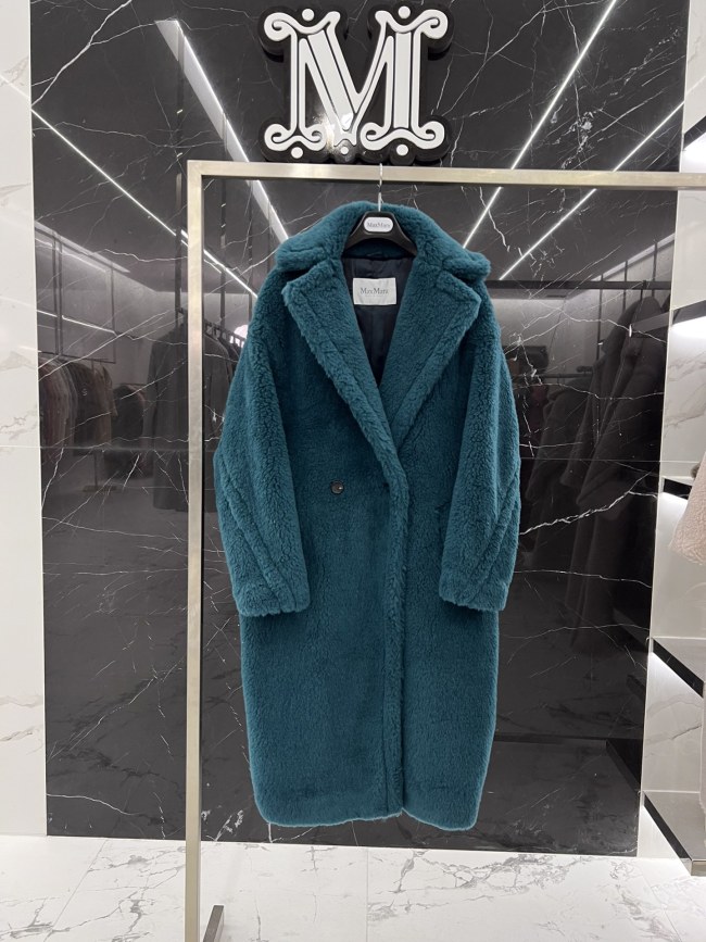 Max Mara Teddy fur long coat Size XS-M