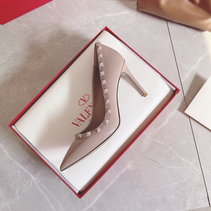 Valentino Rockstud Patent-Leather Pumps Size 35-41 8-Color