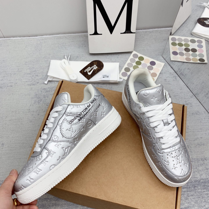 Louis Vuitton x Off White x Air Force 1 Sneaker Size 36-45   9-Color