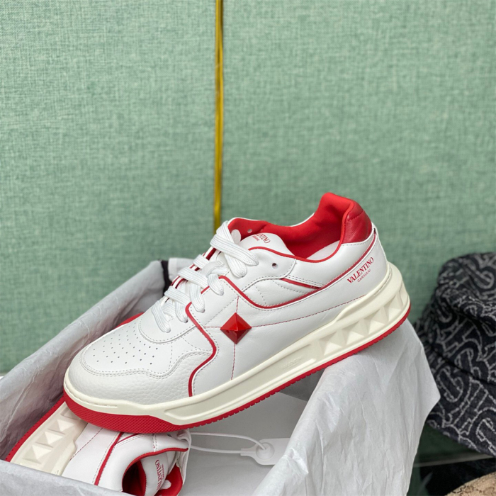 Valentino One Stud Low-Top Sneaker Size 36-45   10-Color