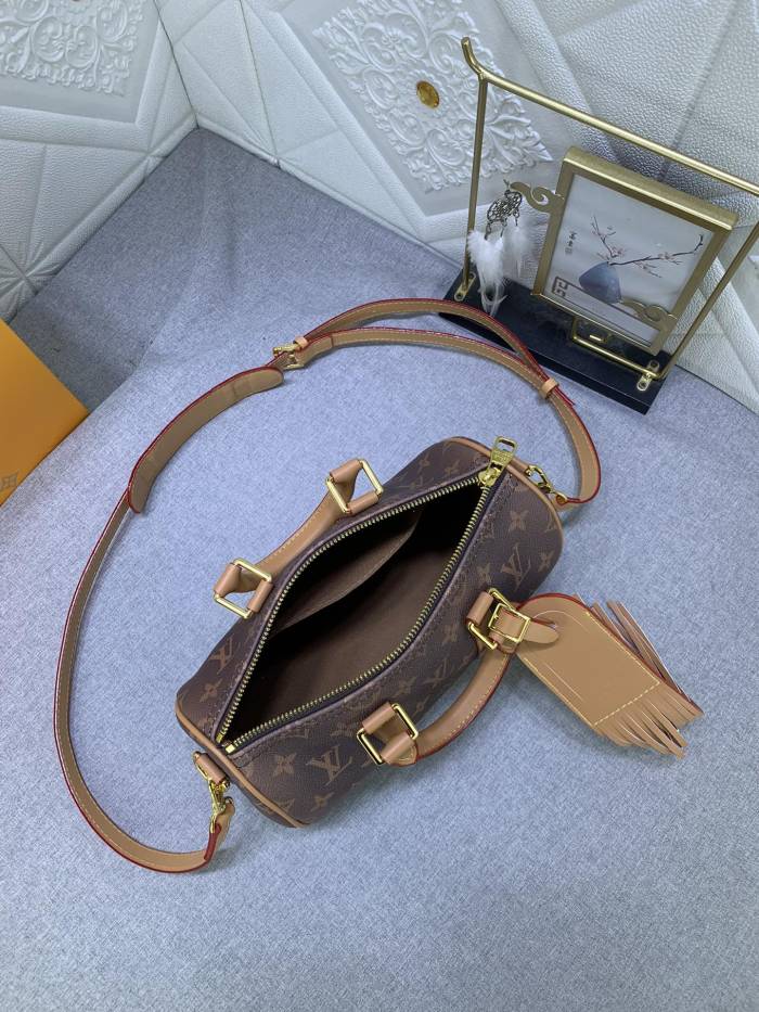 Louis Vuitton Monogram Eclipse Reverse Keepall 25 Travel Bags Size 25*15*11cm