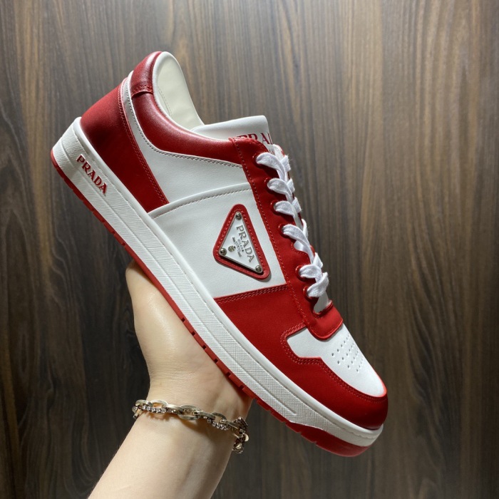Prada Downtown Leather Sneaker Size 36-45   10-Color