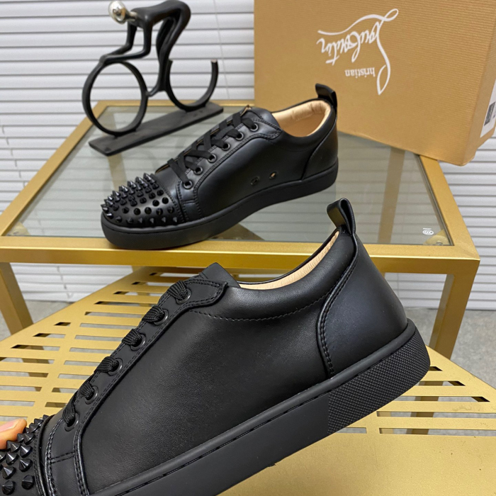 Christian Louboutin Louis Junior Spikes Sneaker Size 36-46  10-Color