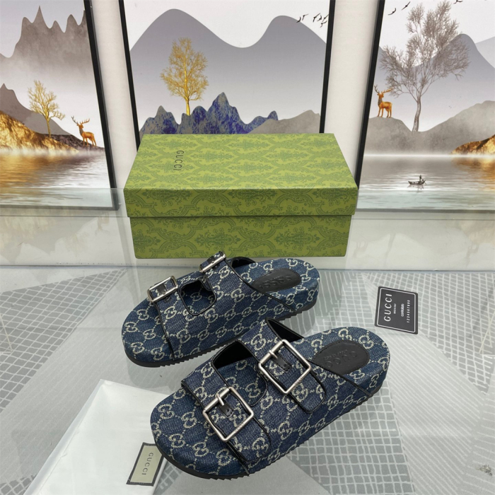 Gucci Sandal Slippers with Straps Size 39-46 5-Color