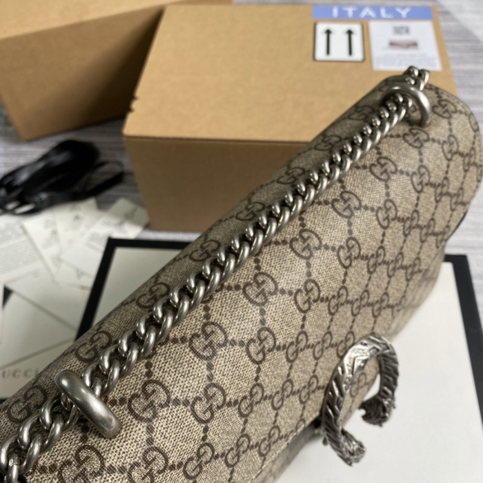 Gucci GG Supreme Dionysus Women Shoulder bags Size 28*18*9cm