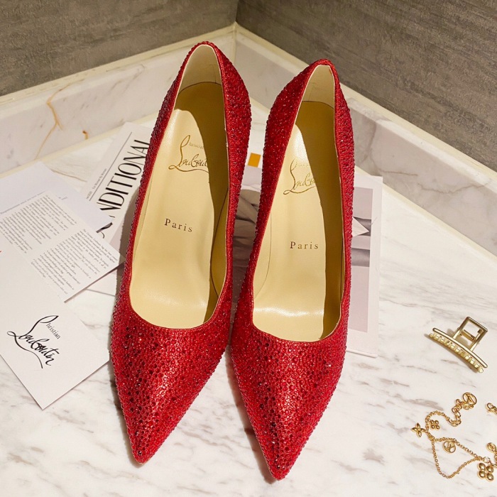 Christian Louboutin Kate Strass Pumps Size 35-41 12-Color