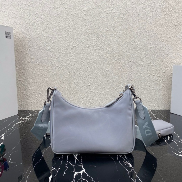 Prada 1BH204 Redition 2005 Women Bags Canvas 22*12*6cm