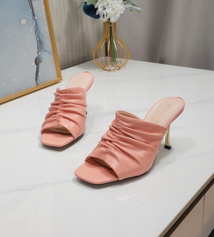 Dior D-Fame Heeled Sandal Pumps Size 35-41 5-Color