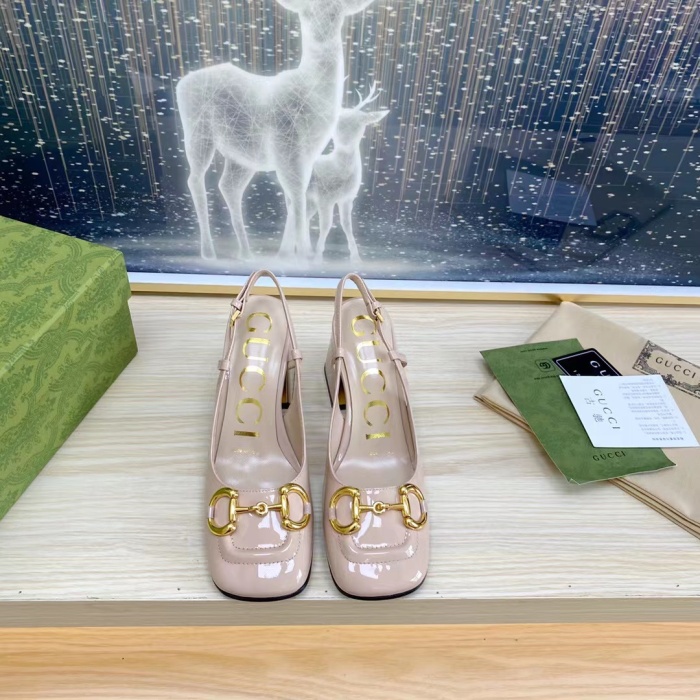 Gucci Slingback With Horsebit Pumps Size 35-41 7-Color