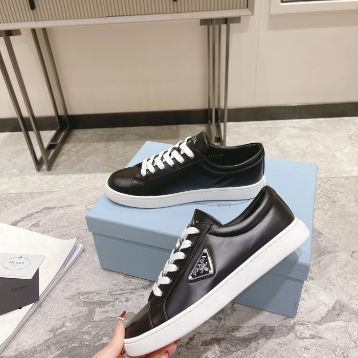 Prada Brushed Leather Sneaker Size 36-45   4-Color