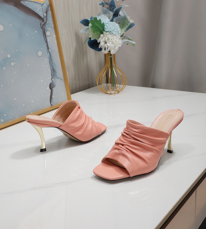 Dior D-Fame Heeled Sandal Pumps Size 35-41 5-Color
