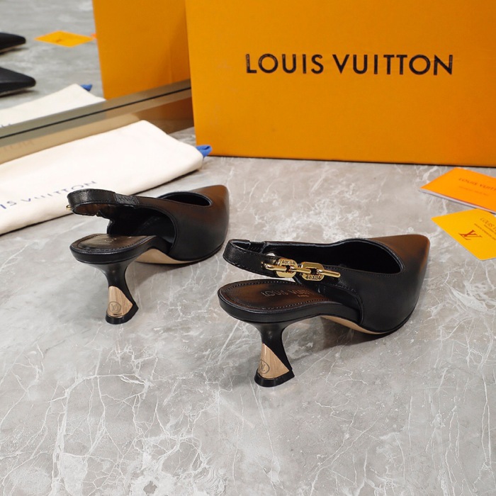 Louis Vuitton Sparkle Slingback Pumps Size 35-41 3-Color